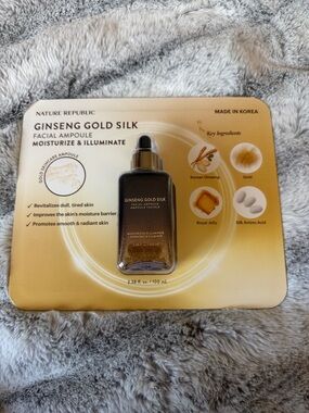 Nature Republic Ginseng Gold Silk Facial Ampoule - Gold